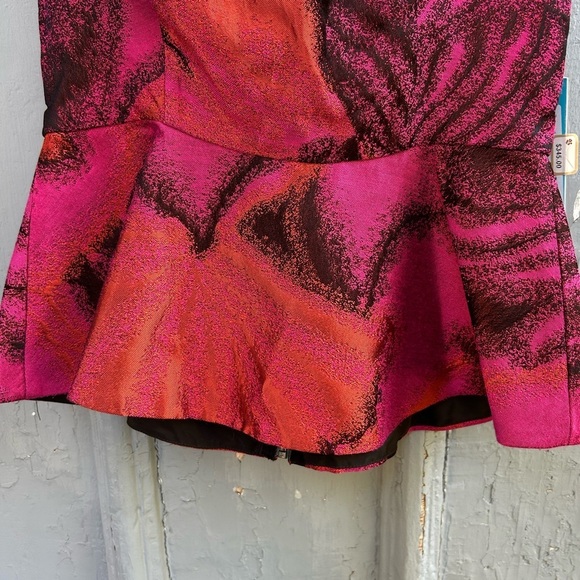 Alice & Olivia pink peplum top, BNWT, Small - Picture 6 of 12